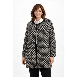 TALBOTS cardigan sweater jacket coat coatigan nubby wool pockets plus 3X